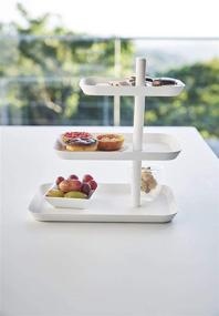 img 2 attached to 🍽️ Yamazaki Home Appetizer Serving Stand Organizer