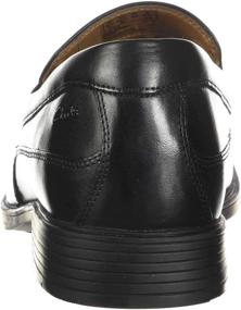 img 2 attached to CLARKS Tilden Free Black Leather Men's Shoes for Loafers & Slip-Ons