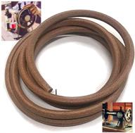 🧵 sewtco sewing machine belt - genuine cow leather, 71" length, 3/16" thickness, premium treadle parts with hook for singer/jones sewing machine logo