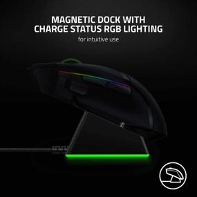 img 3 attached to 🖱️ Зарядная док-станция Razer Mouse Charging Dock Chroma: магнитная док-станция с RGB-подсветкой состояния заряда - противоскользящие ножки гекко - питание от Razer Chroma - стильно черного цвета