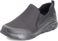 👟 skechers banline oxford charcoal black men's shoes: unbeatable style and comfort logo
