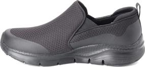 img 2 attached to 👟 Skechers Banline Oxford Charcoal Black Men's Shoes: Unbeatable Style and Comfort
