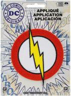 dc comics originals flash logo 🏃 patch: show your fandom with this stylish application! logo