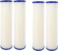 cfs 2006 compatible american plumber w20cla whole house sediment filter cartridge 5 micron for well pump irrigation – pack of 4 logo