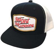 discover versatile boys' accessories: adjustable hats & caps from red dirt hat company logo