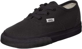 img 4 attached to Black Skate Men's Shoes - Vans Kids Authentic