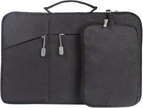 img 3 attached to Megoo 12Inch Sleeve Case With Accessory Pouch For Microsoft Surface Pro X/7/6/5/4/3 12