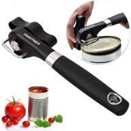 pakitner - smooth edge can opener, handheld can opener - manual can opener, ergonomic safe cut, food grade stainless steel cutting can opener for kitchen & restaurant logo