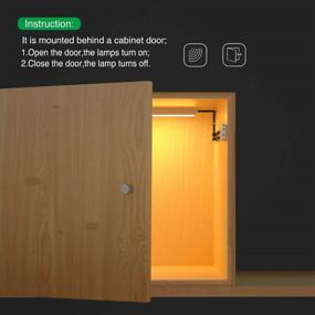 img 2 attached to Sensky BS011 12v 24v DC 3A Automatic Cabinet Sensor Switch with IR Sensor for Low Voltage LED Cabinet Light, Strip Light, and Rigid Light Bar