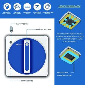 img 2 attached to 🤖 Ultimate Window Cleaner Robot: Smart App and Remote Control, Automatic Cleaning for Indoor/Outdoor Windows - Includes Bonus Gifts