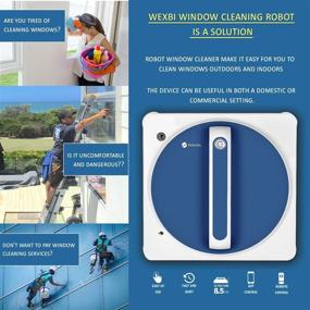 img 3 attached to 🤖 Ultimate Window Cleaner Robot: Smart App and Remote Control, Automatic Cleaning for Indoor/Outdoor Windows - Includes Bonus Gifts