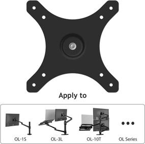 img 1 attached to Streamline Your Setup with Viozon's Quick Release VESA for OL Series: New Version