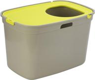 modern cat toilet with top entry - 59 x 39 x 38 cm logo