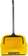 🧹 efficient quickie debris dustpan with handle: jumbo debris pan for effective cleanup logo