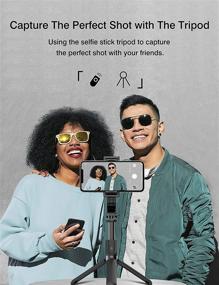 img 1 attached to 📸 ARTOFUL Selfie Stick Tripod Gimbal Stabilizer for Smartphone with Wireless Remote Control | 360° Rotation | Auto Balance | Portable Phone Stand for iPhone & Android Phone