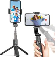 📸 selfie stick tripod gimbal stabilizer для смартфона с беспроводным пультом управления | 360° вращение | автобалансировка | портативная подставка для iphone & android логотип