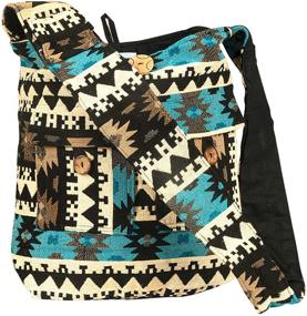 img 4 attached to Tribe Azure Quilted Shoulder Crossbody Women's Handbags & Wallets