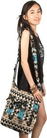 img 1 attached to Tribe Azure Quilted Shoulder Crossbody Women's Handbags & Wallets