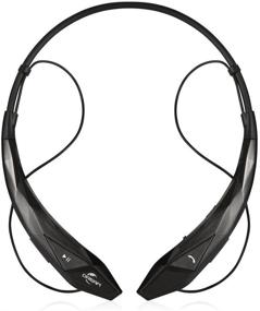 img 4 attached to 🎧 Megadream Wireless Neckband Headphones - Ideal for Running, Gym, Yoga - Black