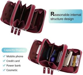 img 1 attached to 👜 Stylish Small Crossbody Phone Wallet for Women: Ideal Handbags & Wallets Combo