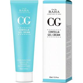 img 4 attached to 🌿 Centella Asiatica Soothing Calming Cream for Face/Neck - Cica Facial Gel Cream, Lightweight Hydrating Moisturizer, Silicone-Free, Fragrance-Free - 1.5 Fl Oz