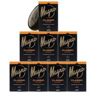 magno soap 4.4 oz la toja: classic black 8 pack for luxurious bath experience logo