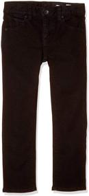 img 2 attached to Volcom Vorta Denim Jeans Blackout: Stylish Boys' Clothing in Trendy Jeans