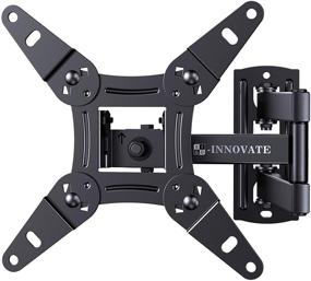 img 4 attached to 📺 Full Motion TV Wall Mount Bracket for 13-42 Inch LED LCD OLED Flat Curved Screens, Swivel Tilt Extension Rotation TV Mount Monitor, Max VESA 200x200mm, Up to 44lbs - ERGO-INNOVATE