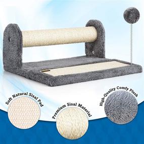 img 3 attached to Pawbee Cat Scratching Post & Scratching Pad: Keep your Kittens and Cats Entertained while Protecting your Furniture!