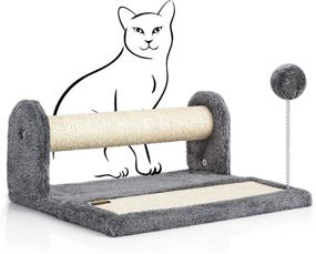 img 4 attached to Pawbee Cat Scratching Post & Scratching Pad: Keep your Kittens and Cats Entertained while Protecting your Furniture!