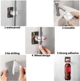 img 2 attached to 🚿 Grippers Anti-Slip Self-Adhesive Bathroom Drill Pads