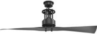 🔮 graphite ceiling fan with protruding mount and 2 graphite blades - progress lighting p2570-143 логотип