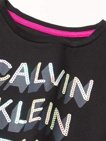 img 1 attached to Calvin Klein Girls Anthracite 14 Girls' Clothing for Tops, Tees & Blouses