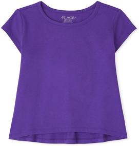 img 2 attached to 👕 Essential Comfort: The Children's Place Girls' Short Sleeve Basic Layering Tee for Versatile Style