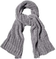 sojos light grey sc326 women's scarf: enhancing your style with fashionably accessorized outfits logo