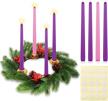 pieces advent christmas centerpiece decoration seasonal decor logo