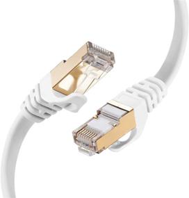 img 3 attached to 🚀 High-Speed Cat 7 Ethernet Cable | 15ft White Cord for Seamless Network Connectivity