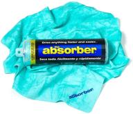 💦 clean tools absorber synthetic drying chamois: aqua, 27"x17" - unbeatable drying power! logo