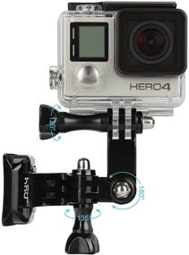 img 2 attached to 📷 HSU GoPro Mounts Kit: Quick Release Buckle, J-Hook Buckle, 3-Way Pivot Arms, Adhesive Mounts & More!