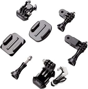 img 3 attached to 📷 HSU GoPro Mounts Kit: Quick Release Buckle, J-Hook Buckle, 3-Way Pivot Arms, Adhesive Mounts & More!