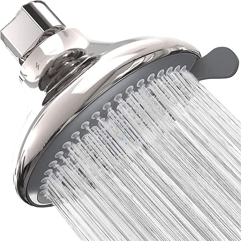 SparkPod Shower Head - High Pressure Rain - Luxury Modern Chrome Look -  Tool-less 1-Min Installation - Adjustable Replacement for Your Bathroom  Shower