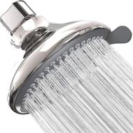 🚿 sparkpod high pressure 3-function rain shower head - luxury modern look - 3.75-inch wide angle rainfall showerhead - easy tool-less 1-minute installation (chrome) logo