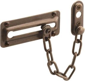 img 1 attached to 🔒 Antique Brass Chain Door Guard - Prime-Line U 10533