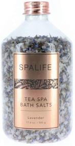 img 3 attached to 🛀 Soothe and Relax with SpaLife Petal-Infused Effervescent Mineral Bath Salts - 2 Pack 17.6 oz. ea (Lavender & Rose)