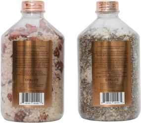 img 1 attached to 🛀 Soothe and Relax with SpaLife Petal-Infused Effervescent Mineral Bath Salts - 2 Pack 17.6 oz. ea (Lavender & Rose)