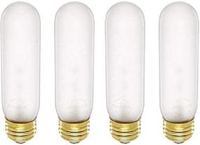 img 4 attached to Повышение индустриального освещения с помощью лампы Bulbrite 💡 40T10F: 40-ваттного накаливания электрического решения в трубчатой форме