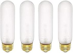 img 1 attached to Повышение индустриального освещения с помощью лампы Bulbrite 💡 40T10F: 40-ваттного накаливания электрического решения в трубчатой форме
