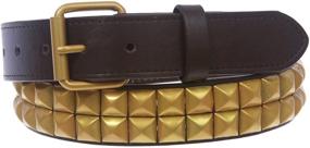 img 4 attached to 🔘 Black Leather with Studded Brass Snaps