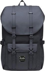 img 4 attached to KAUKKO Outdoor Backpack Rucksack Shoulder Backpacks and Laptop Backpacks