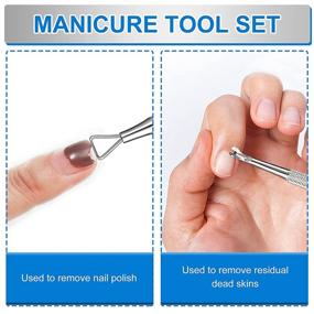 img 3 attached to Cuticle Stainless Trimmer Triangle Fingernail